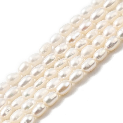 Natural Cultured Freshwater Pearl Beads Strands PEAR-I007-01O-01A-1