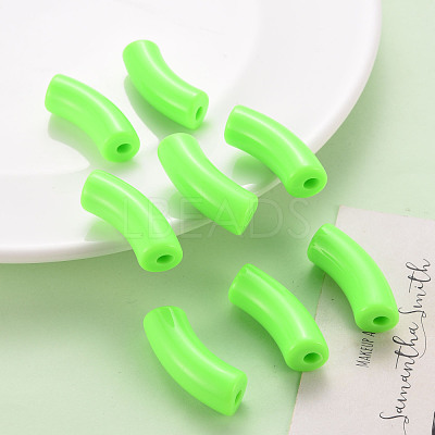 Opaque Acrylic Beads MACR-S372-001B-S030-1