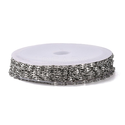 Tarnish Resistant 304 Stainless Steel Cable Chains CHS-K001-80-1