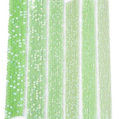 Transparent Glass Beads Strands LS-EGLA-A044-T3mm-MB09-1