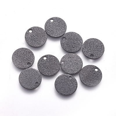 304 Stainless Steel Charms STAS-E455-02B-10mm-1