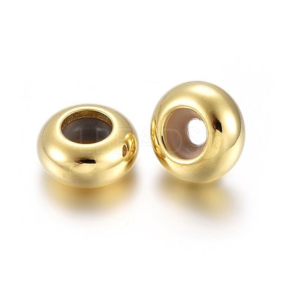 201 Stainless Steel Beads STAS-O110-12G-B-1