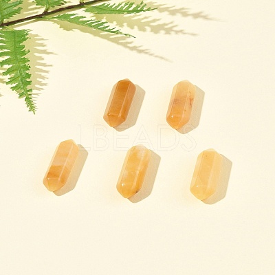5Pcs Natural Topaz Jade Healing Stones G-FS0005-83J-1