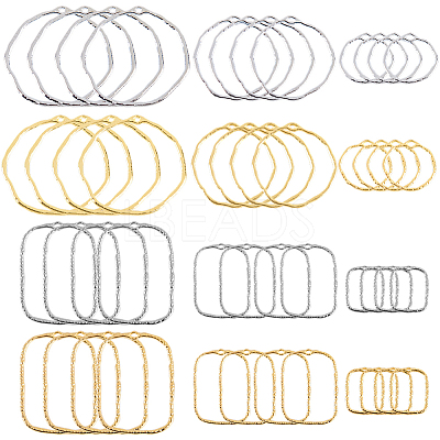 2 Bags 2 Colors Zinc Alloy Pendants FIND-SP0005-01-1