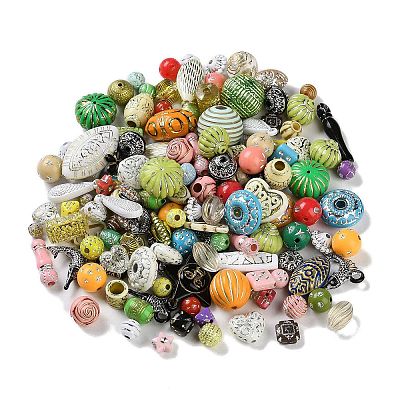 Opaque Acrylic Beads MACR-L005-04A-1