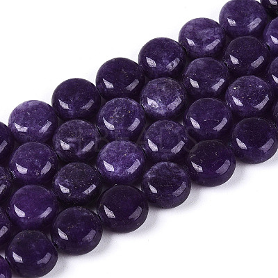 Dyed Natural White Jade Beads Strands G-T143-16A-1