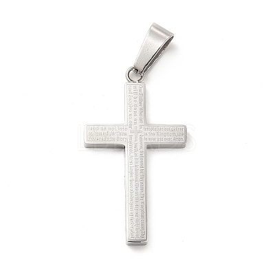 Non-Tarnish 304 Stainless Steel Pendants STAS-K244-05P-1