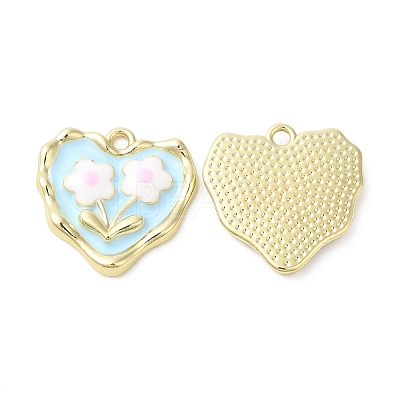 Alloy Enamel Pendants ENAM-D050-12G-1