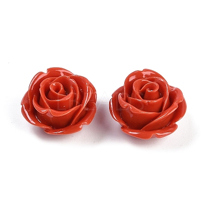 Synthetic Coral Carved Beads CORA-M001-05S-1