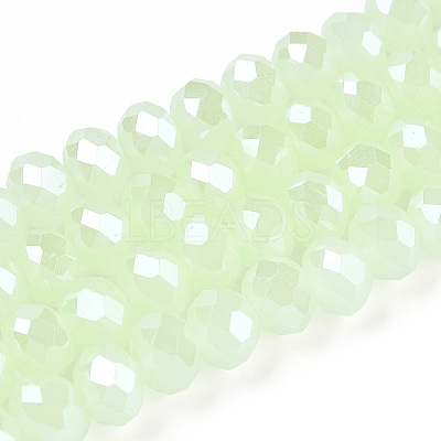 Electroplate Glass Beads Strands EGLA-A044-J2mm-A01-1