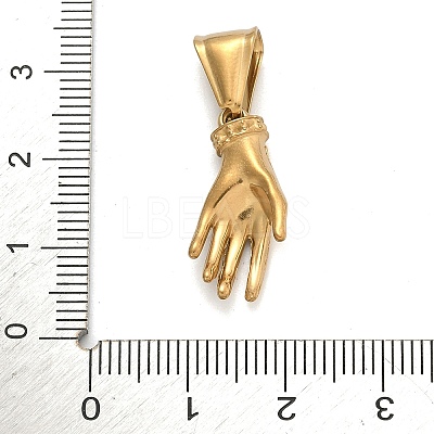 304 Stainless Steel Pendants STAS-D225-02G-1
