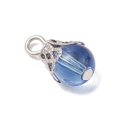 Glass Pendants PALLOY-JF03284-02-1
