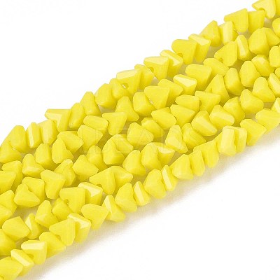 Opaque Glass Beads Strands GLAA-N019-4mm-13-1