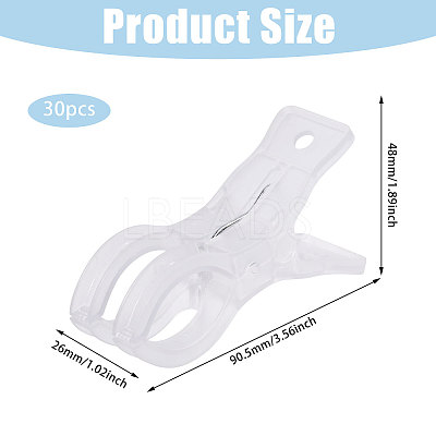Plastic Clothes Windproof Clips DIY-WH0899-808-1