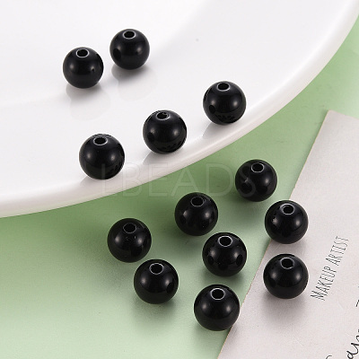 Opaque Acrylic Beads LS-X-MACR-S370-C10mm-S002-1