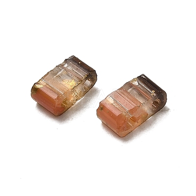 2-Hole Transparent Glass Seed Beads SEED-S023-30B-28-1