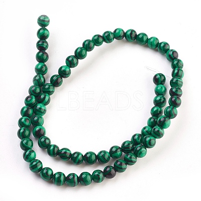Synthetic Malachite Beads Strands TURQ-N006-23-1
