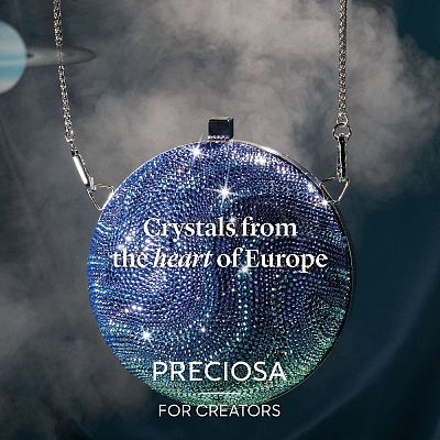 Preciosa&reg Crystal Hotfix Flatback Stones Y-PRC-HSS8-70350-200-1