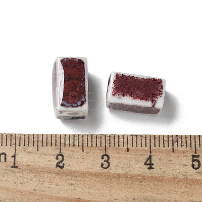Handmade Porcelain Beads PORC-L080-D01-1