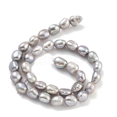 Natural Keshi Pearl Cultured Freshwater Pearl Beads Strands PEAR-P062-25A-1