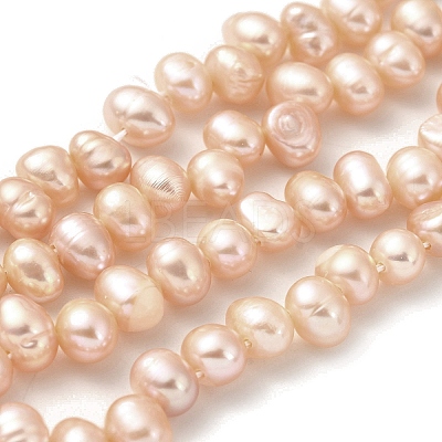 Natural Cultured Freshwater Pearl Beads Strands PEAR-A006-25A-1