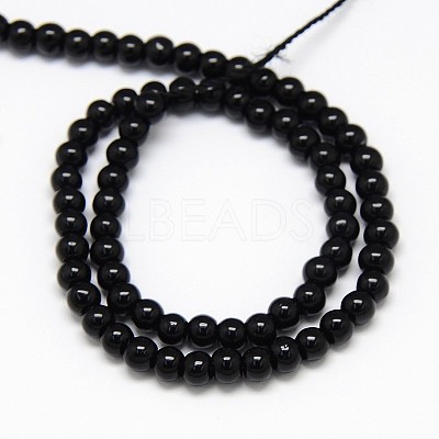 Crystal Glass Round Beads Strands EGLA-F037-4mm-B03-1