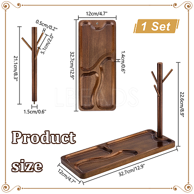Wood Ring Display Stands RDIS-WH0016-13-1