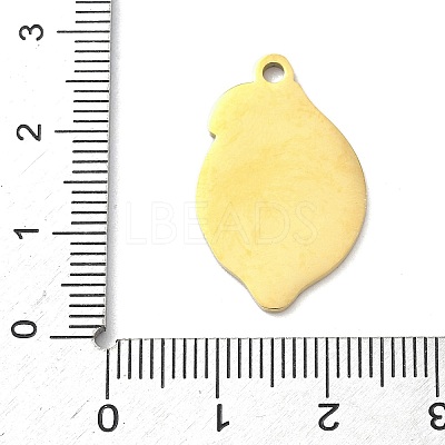304 Stainless Steel Fruit Enamel Pendants LS-STAS-G362-04G-06-1