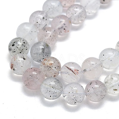 Natural Lepidolite Beads Strands G-G106-P01-01-1