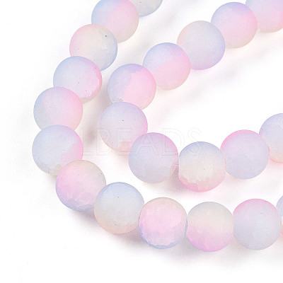 Crackle Glass Beads X1-GLAA-N009-10mm-04-1