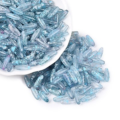 Picasso Transparent Glass Seed Beads SEED-N012-11J-1
