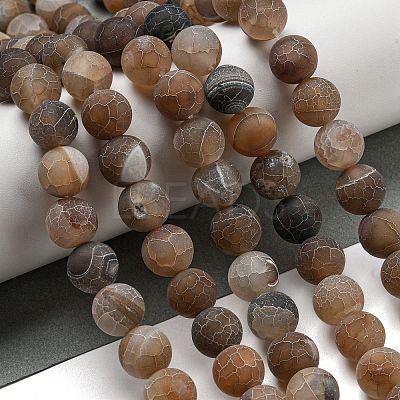 Natural Weathered Agate Beads Strands G-P538-A01-06-1