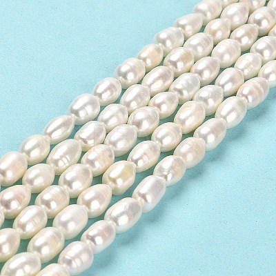 Natural Cultured Freshwater Pearl Beads Strands PEAR-E016-195-1