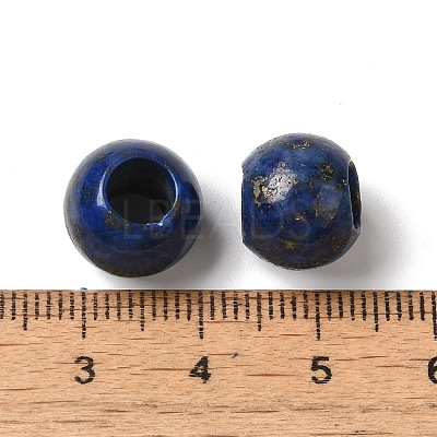 Natural Lapis Lazuli European Beads G-N342-03L-1