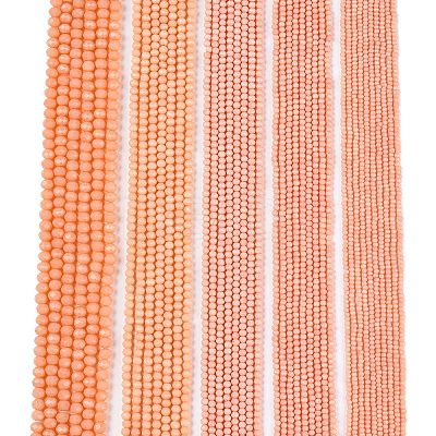 Opaque Solid Color Imitation Jade Glass Beads Strands EGLA-A044-P3mm-D33-1