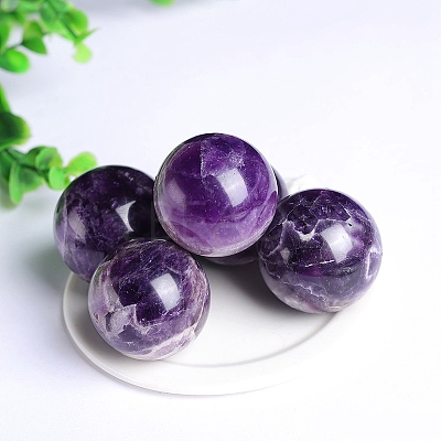 Natural Amethyst Crystal Ball PW-WG45537-01-1