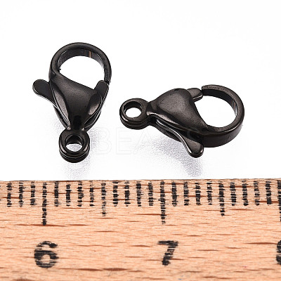 304 Stainless Steel Lobster Claw Clasps STAS-T065-11mm-34B-1