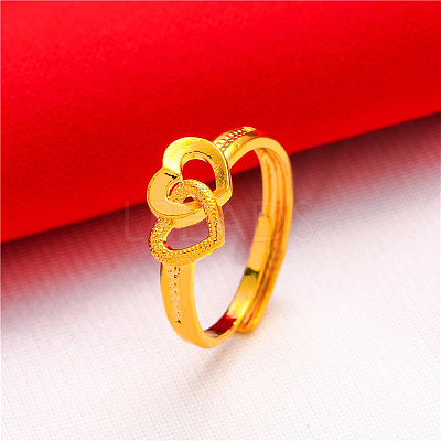 Alloy with Brass Finger Rings FS-WG26B4E-10-1