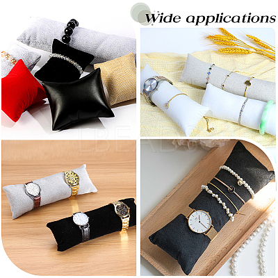 2Pcs Velvet Watch Pillow Jewelry Displays ODIS-BBC0001-07A-1