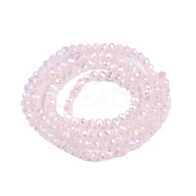 Electroplate Glass Beads Strands EGLA-A044-J1mm-B02-1