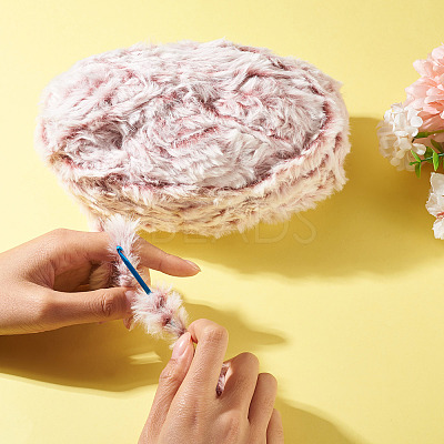 Super Bulky Imitation Fur Polyester Yarn OCOR-TAC0016-36E-1