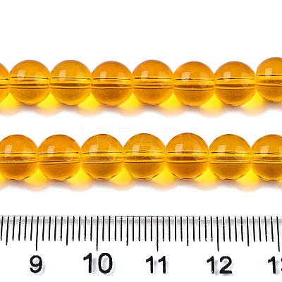 Transparent Glass Beads Strands X-GLAA-T032-T8mm-11-1