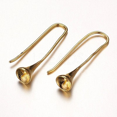 Brass Earring Hooks LS-X-KK-D526-46-1