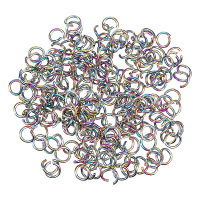 Ion Plating(IP) 304 Stainless Steel Open Jump Rings STAS-CA0002-21B-1
