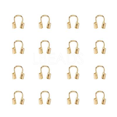 Eco-Friendly Rack Plating Brass Wire Guardians KK-I606-30G-NR-1