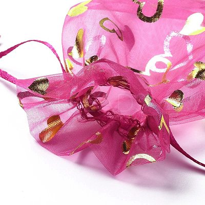 Organza Drawstring Jewelry Pouches OP-I001-B08-1