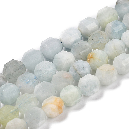 Natural Aquamarine Beads Strands G-I291-B05-1