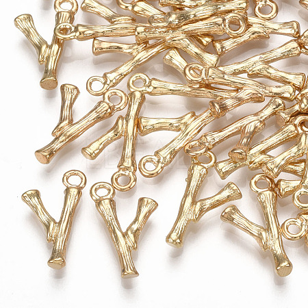 Brass Pendants KK-S348-331Y-1