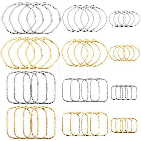 2 Bags 2 Colors Zinc Alloy Pendants FIND-SP0005-01-1