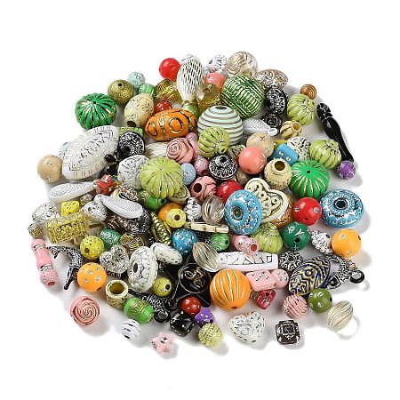 Opaque Acrylic Beads MACR-L005-04A-1